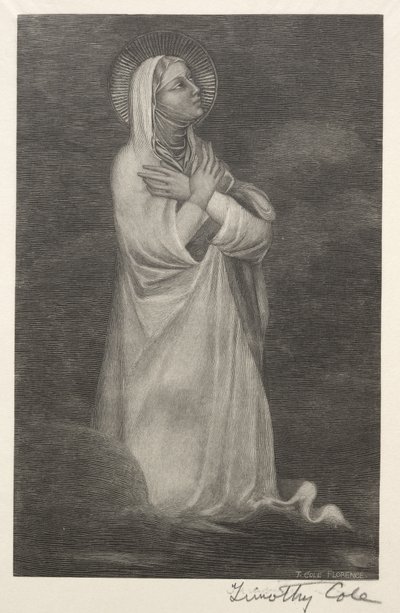 Oude Italiaanse Meesters: Figuur van de Maagd, 1888-1892 door Timothy Cole