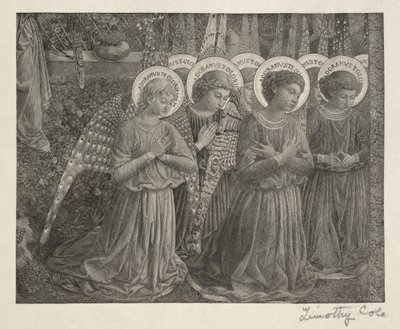 Oude Italiaanse Meesters: Groep van Engelen, 1888-1892 door Timothy Cole