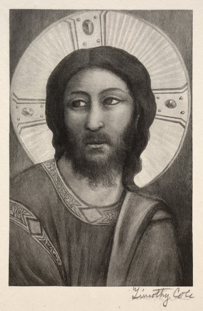 Oude Italiaanse Meesters: Hoofd van Christus, 1888-1892 door Timothy Cole