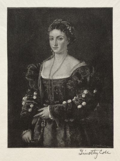 Oude Italiaanse meesters: La Bella, 1888-1892 door Timothy Cole
