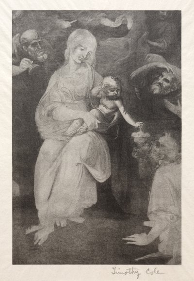 Oude Italiaanse meesters: Madonna en kind, 1888-1892 door Timothy Cole