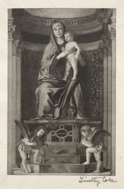 Oude Italiaanse Meesters: Madonna en Kind door Timothy Cole