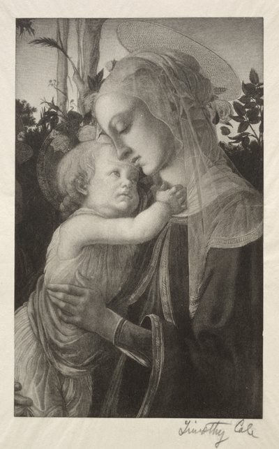 Oude Italiaanse meesters: Madonna en kind, 1890 door Timothy Cole