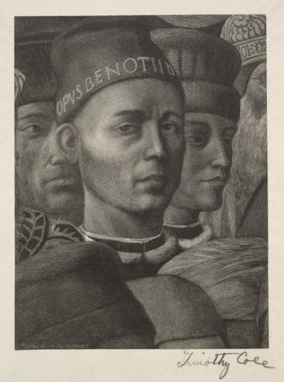 Oude Italiaanse Meesters: Portret van Benozzo Gozzoli, 1888-1892 door Timothy Cole
