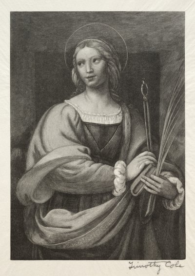 Oude Italiaanse Meesters: St. Apollonia door Timothy Cole