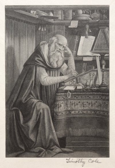 Oude Italiaanse Meesters: St. Hiëronymus, 1888-1892 door Timothy Cole