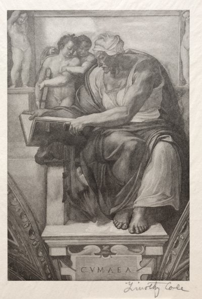 Oude Italiaanse Meesters: De Cumaeense Sibylle, 1888-1892 door Timothy Cole
