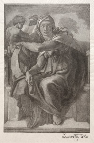 Oude Italiaanse meesters: De Delphische Sibylle, 1890 door Timothy Cole