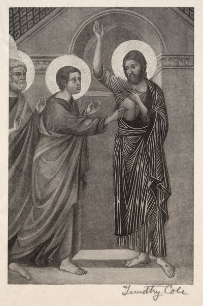 Oude Italiaanse Meesters: De Ongeloof van St. Thomas, 1888-1892 door Timothy Cole