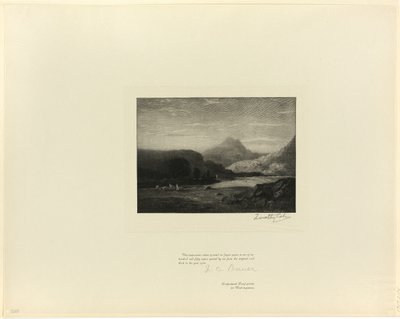 Aan de rivier de Wye, uit Oude Engelse Meesters door Timothy Cole