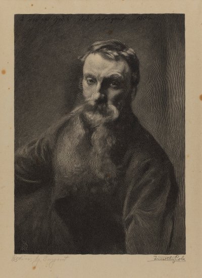 Portret van Rodin door Timothy Cole