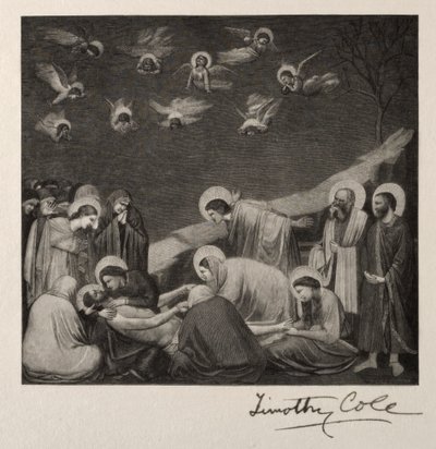 De graflegging door Timothy Cole