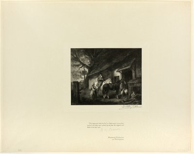 De halte, uit Old English Masters door Timothy Cole