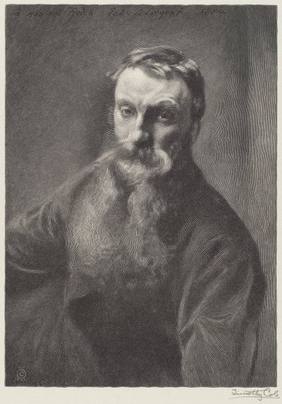 Rodin door Timothy Cole after John Singer Sargent