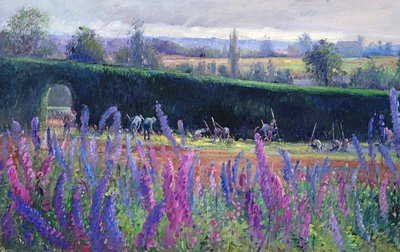 Wieden tegen de heg, 1991 door Timothy Easton