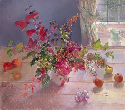 Kamperfoelie en Bessen, 1993 door Timothy Easton