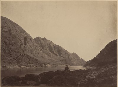 Iceberg Canyon, Colorado River, Bovenaanzicht door Timothy H. O