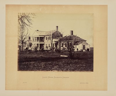 Lacey Huis, Falmouth, Virginia door Timothy H. OSullivan