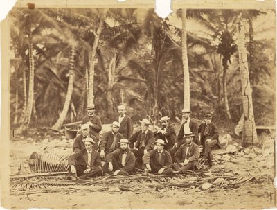 [Luitenant Commandant Thomas O. Slefridge en Leden van de Darién Expeditie, Isthmus van Darién (Panama)]. door Timothy H. OSullivan
