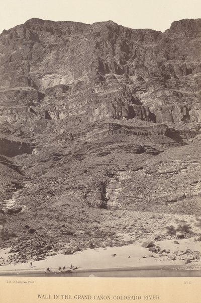 Muur in de Grand Canyon, Colorado River door Timothy H. O