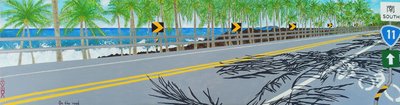 Op de weg, Highway 11, Taitung, Taiwan door Timothy Nathan Joel