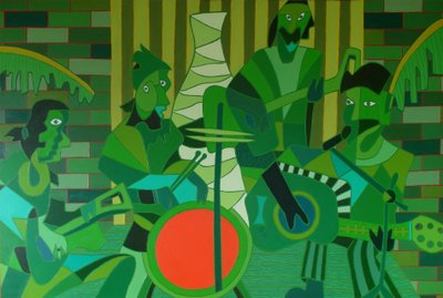 De Franse vermiljoen trommel door Timothy Nathan Joel
