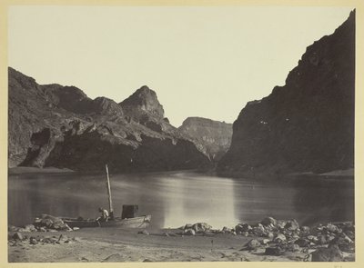 Black Cañon, Colorado River, vanuit kamp 8, kijkend naar boven door Timothy O