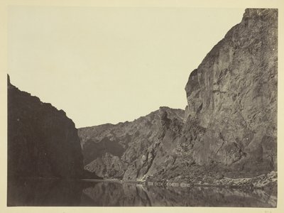 Black Cañon, Colorado-rivier, onderaanzicht vanuit Big Horn Camp door Timothy O