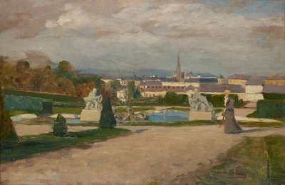 Vanuit het Belvedere door Tina Blau