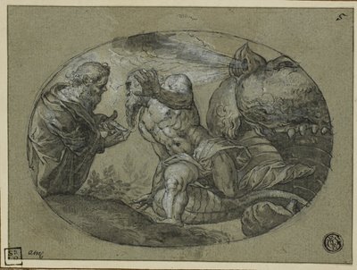 Jona Uitgespuwd door de Walvis door Tintoretto