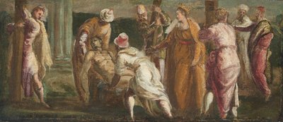 Sint Helena Test de Ware Kruis door Tintoretto
