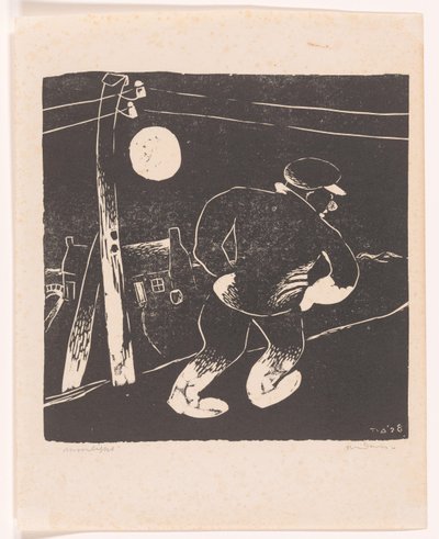 Moonlight door Tinus van Doorn (signed by artist)