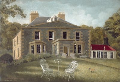 Canna House, Canna, Hebriden door Tirzah Ravilious