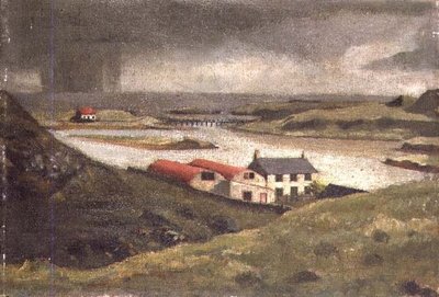 Canna in de Hebriden door Tirzah Ravilious
