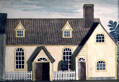 Model van een Kapel, Halstead Congregate Church, Essex door Tirzah Ravilious