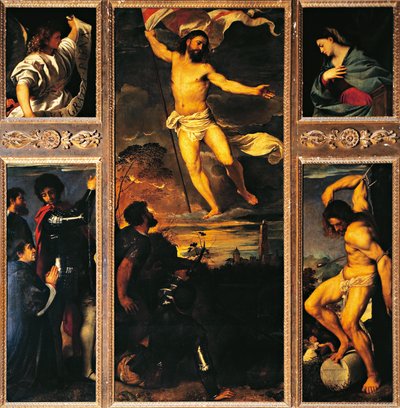 Averoldi Altaarstuk door Titian (c.1488 1576)