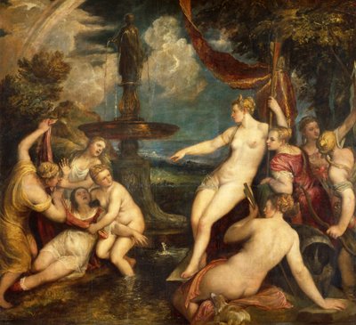 Diana en Callisto door Titian (c.1488 1576)