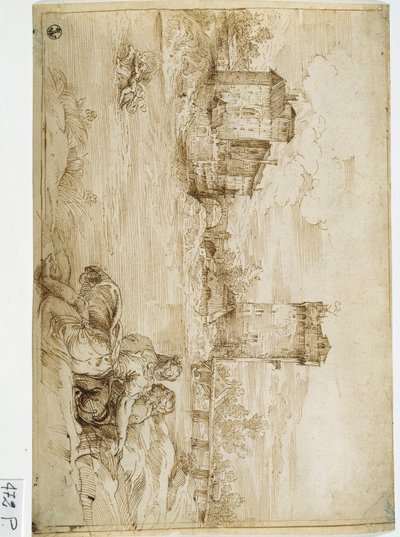 Landschap door Titian (c.1488 1576)