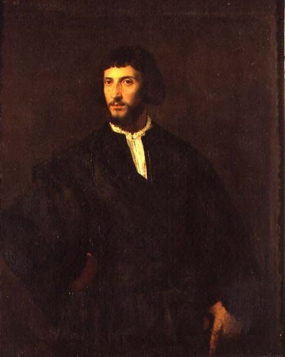 Portret van een Man door Titian (c.1488 1576)