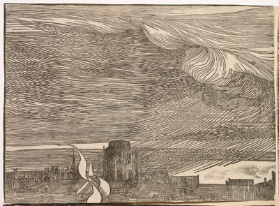 De ondergang van het leger van de farao in de Rode Zee door Titian (c.1488 1576)