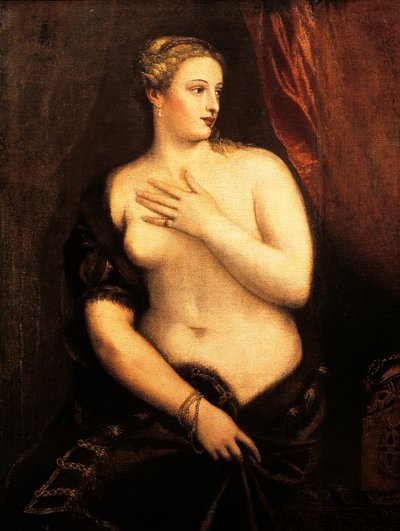 Venus met spiegel door Titian (c.1488 1576)