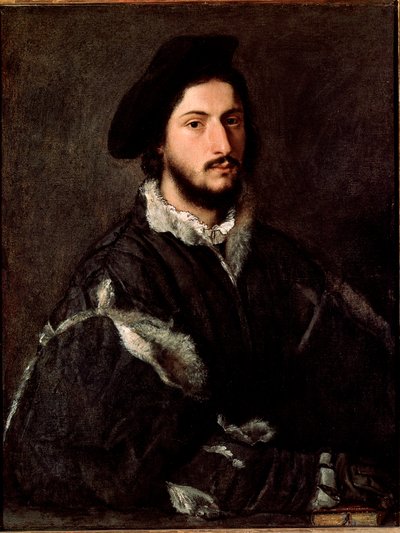 Portret van Vincenzo Mosti door Tiziano Vecelli