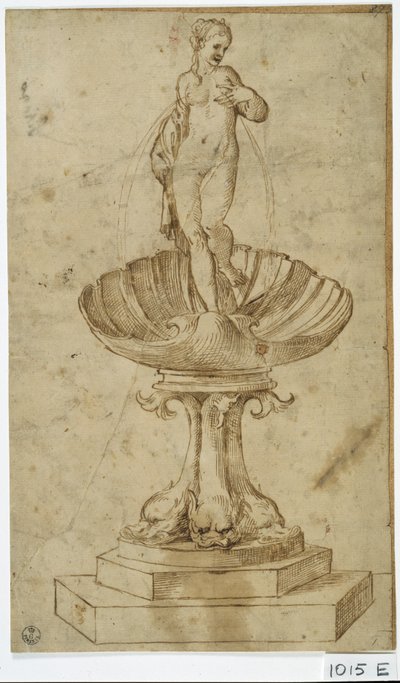 Studie voor fontein door Titian (c.1488 1576)