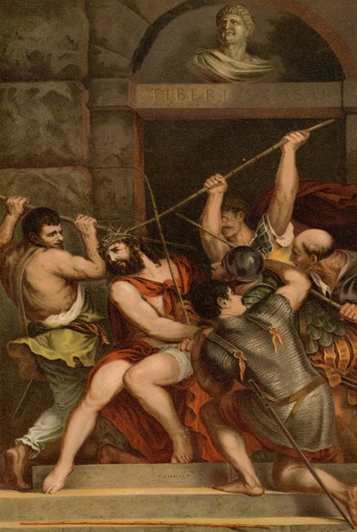 De Kroning met Doornen door Tiziano Vecelli