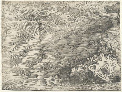 De onderdompeling van het leger van de Farao in de Rode Zee door Titian