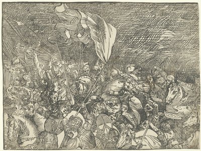 De onderdompeling van het leger van de Farao in de Rode Zee door Titian