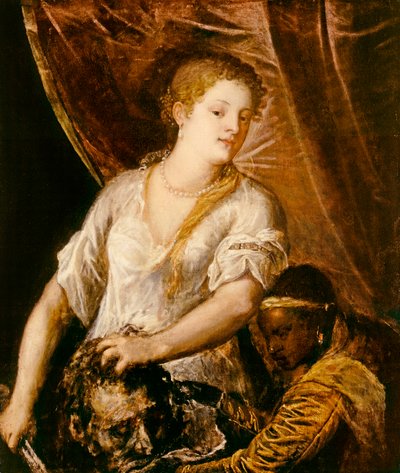 Judith met het hoofd van Holofernes, c.1570 door Tiziano Vecelli