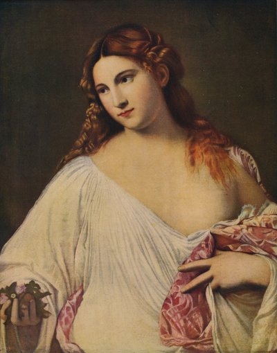 Flora, ca. 1515-1517, ca. 1915 door Tiziano Vecelli