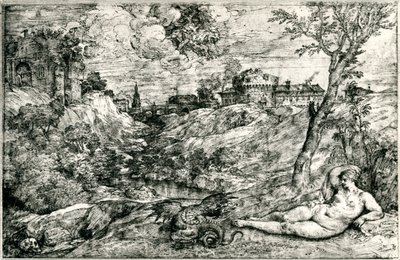 Medor en Angelica of Jason en Medea, ca. 1535-1545, 1937 door Tiziano Vecelli