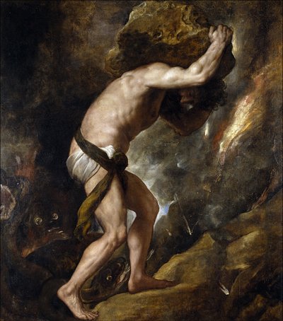 Sisyphus door Tiziano Vecelli
